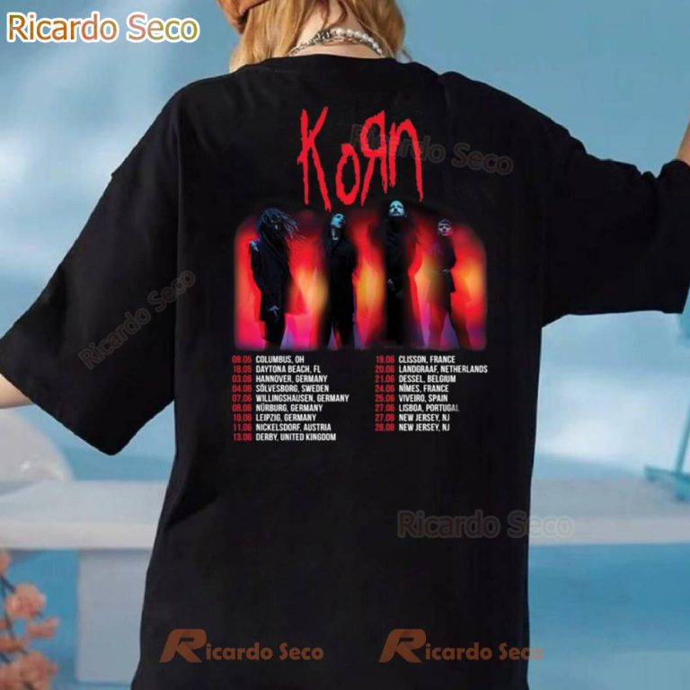 Korn World Tour 2025 Classic Men Shirt-b B546lmA