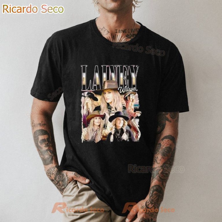 Lainey Wilson Photo Collage 2025 T-shirt-b EHVK4CT