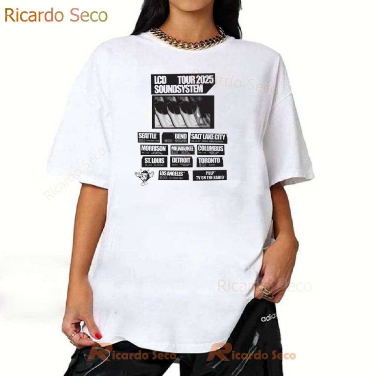 Lcd Soundsystem Tour 2025 T-shirt-b n3QPySH