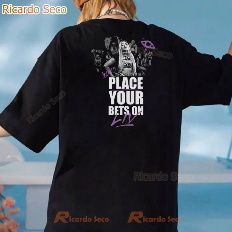 Liv Morgan World Tour Place Your Bets On T-shirt-b XJ91CdE