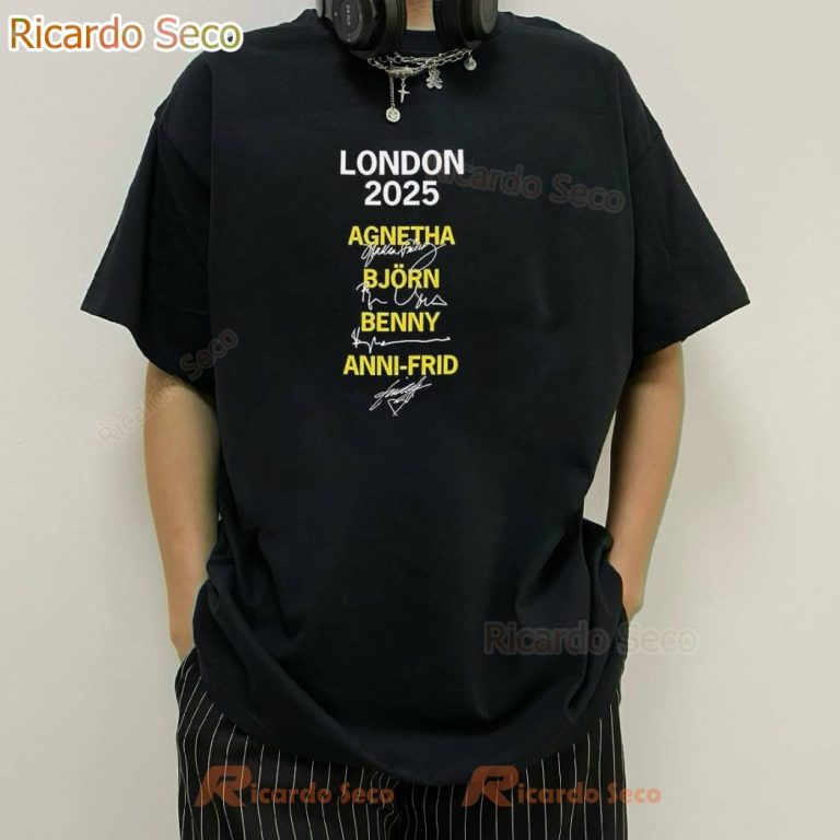 London 2025 Agnetha Bjorn Benny Anni Frid T-shirt-a xnJrZP4
