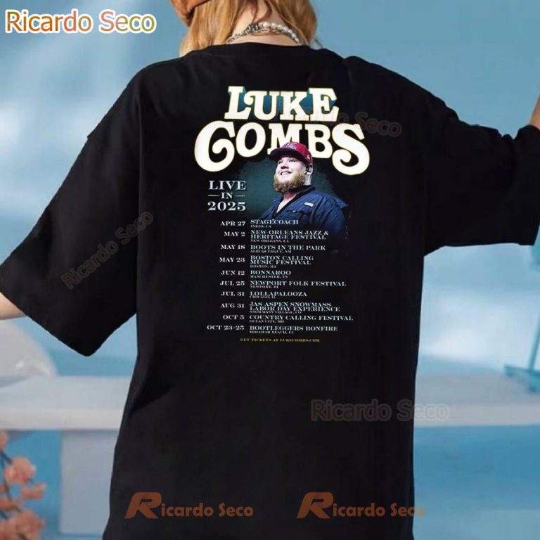 Luke Combs Live In 2025 Tour T-shirt-b fB7uAMd