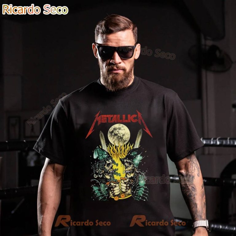 Metallica M72 World Tour 2025 Lux Aeterna Skeleton Knights Tour T-shirt-a jQirEVf