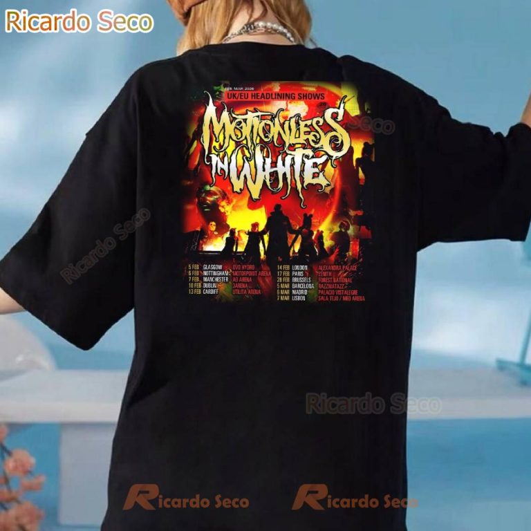 Motionless In White 2026 Euuk Tour T-shirt-b 2L7bIjS