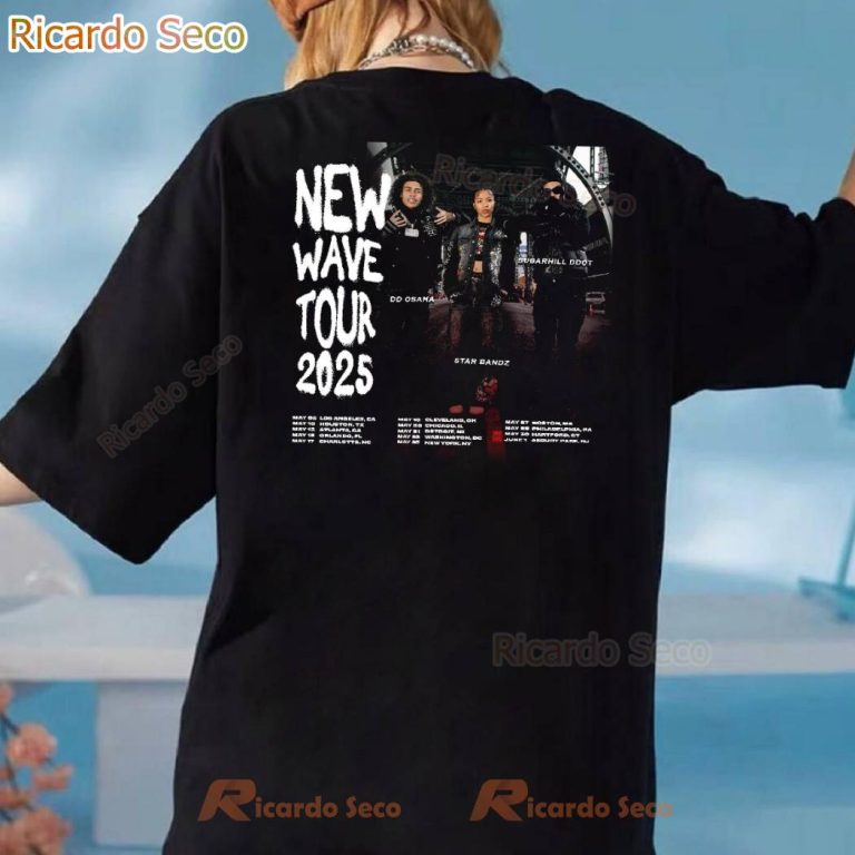 New Wave Tour 2025 T-shirt-b wBamSzE