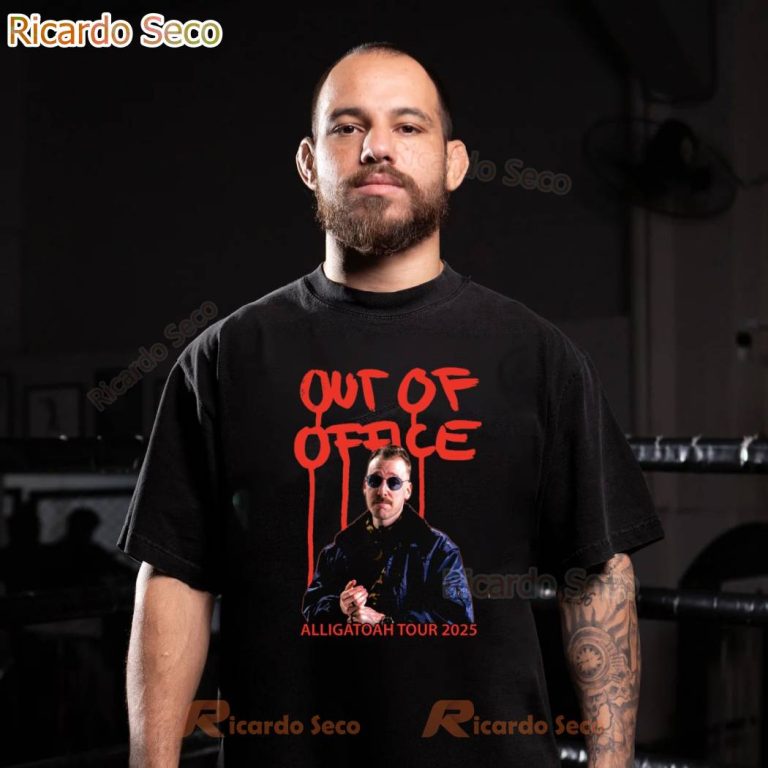 Out Of Office Alligatoah 2025 Tour T-shirt-a IaBvtC9