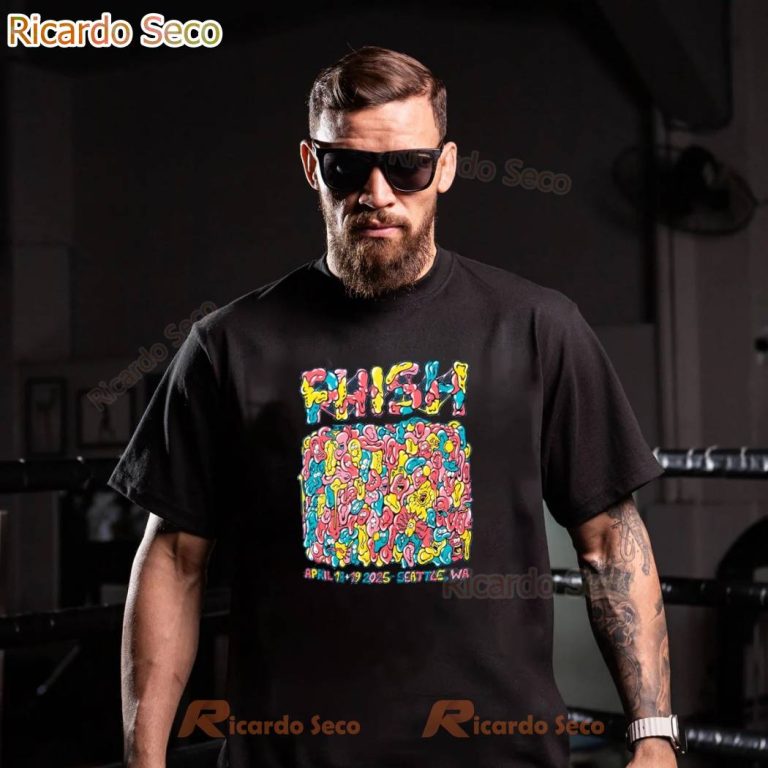 Phish Seattle Gum Wall Spring Tour 2025 T-shirt-c h23i1oK
