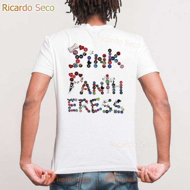 Pink Pantheress Buttons T-shirt-b 9dSUbLx