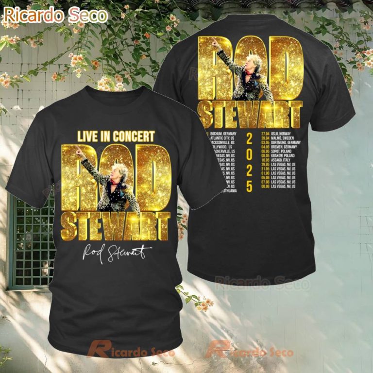 Rod Stewart Tour 2025 T-shirt 0Ghdlj1