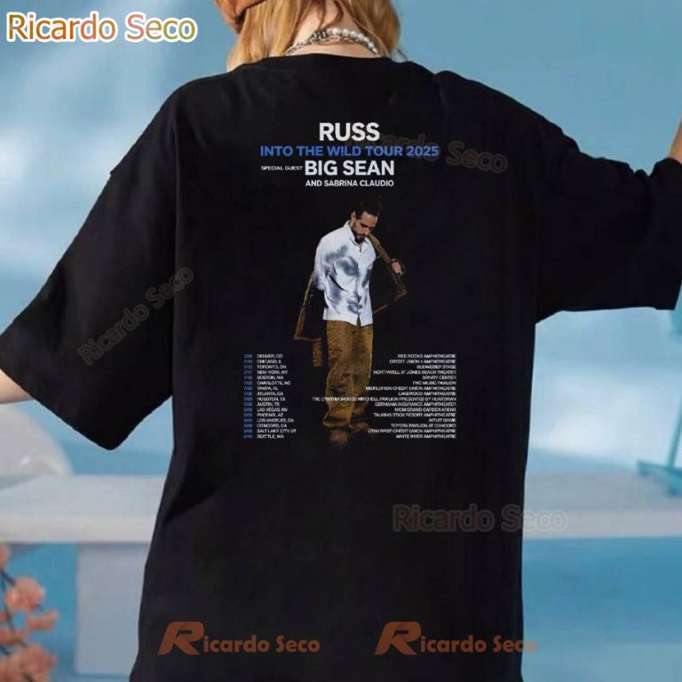 Russ Into The Wild Tour 2025 T-shirt-b 3fYtnla