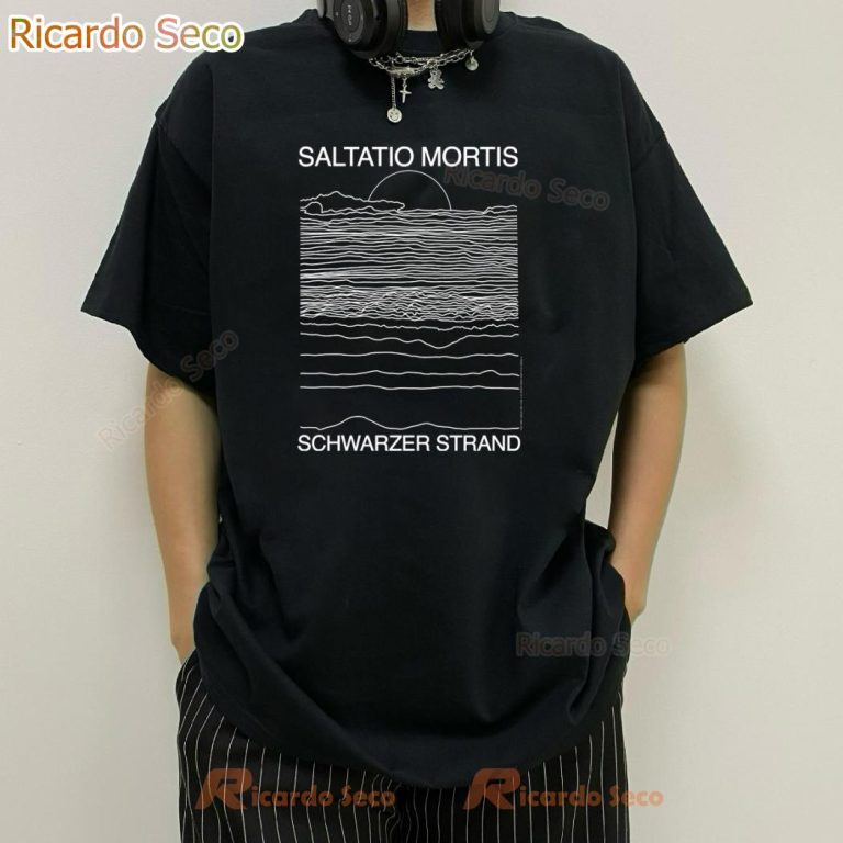 Saltatio Mortis Schwarzer Strand T-Shirt-b JtnTxkB
