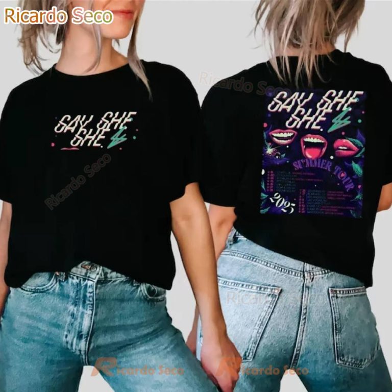 Say She She Summer Tour 2025 T-shirt BqNaky3