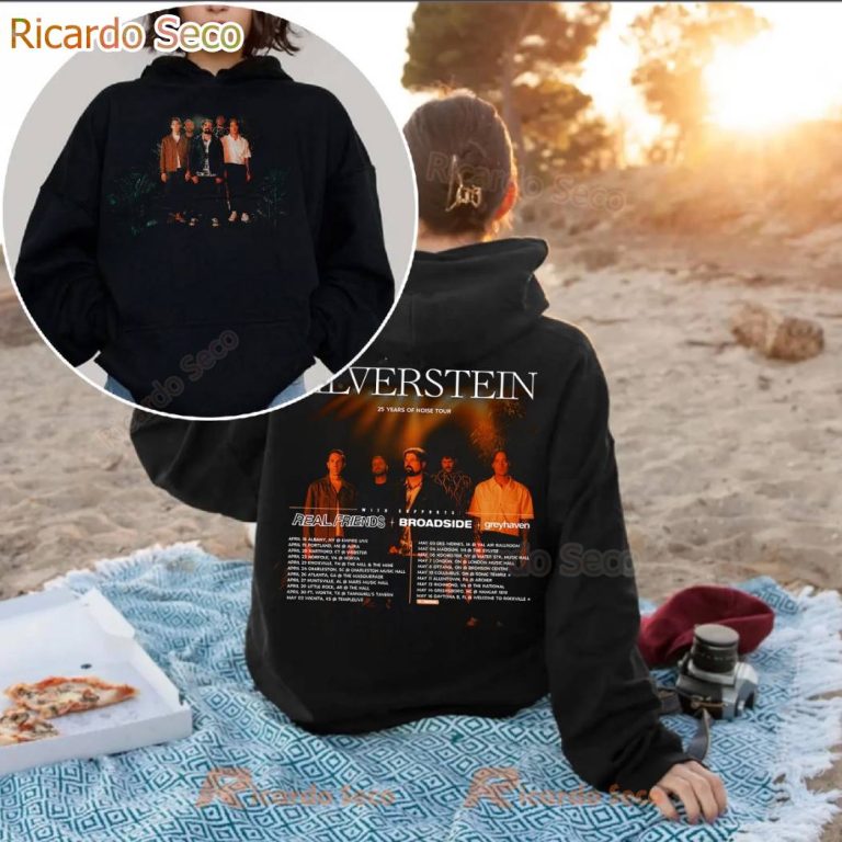 Silverstein 25 Years Of Noise Tour 2025 Tour T-shirt-a oVtIy8W