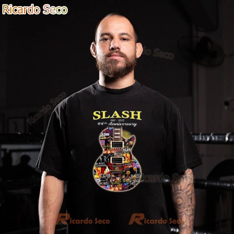 Slash 44th Anniversary 1981-2025 T-shirt-a gJt7P4Y