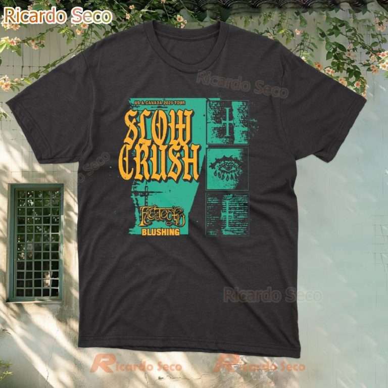 Slow Crush Us & Canada 2025 Tour T-shirt-b h0znu8V