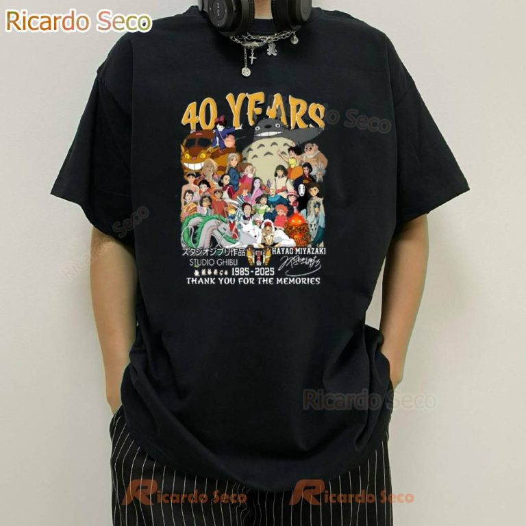 Studio Ghibli 40 Years 1985-2025 T-shirt YRnr4PG