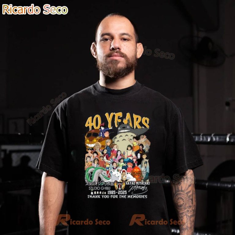 Studio Ghibli 40 Years 1985-2025 T-shirt-a rxnVpIM