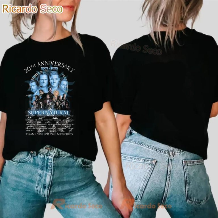 Supernatural 20th Anniversary 2005-2025 Unisex T-shirt-a abFtSCn