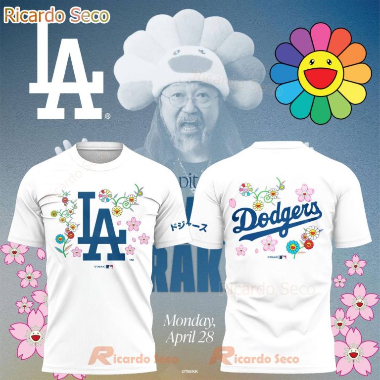 Takashi Murakami X Los Angeles Dodgers Japanese Heritage Night T-shirt v4pTVm7