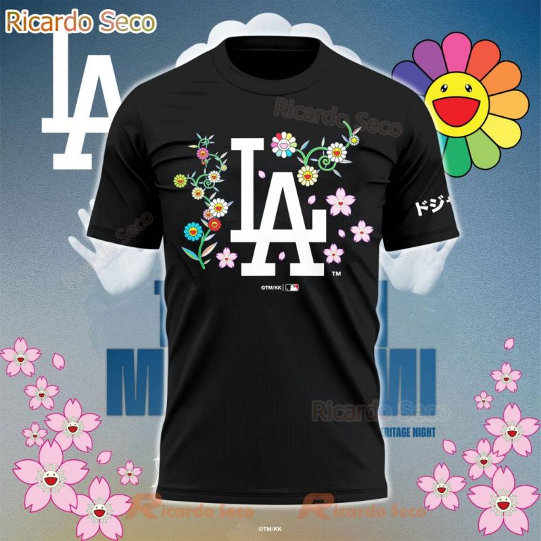 Takashi Murakami X Los Angeles Dodgers Japanese Heritage Night T-shirt-x VtzR0gI