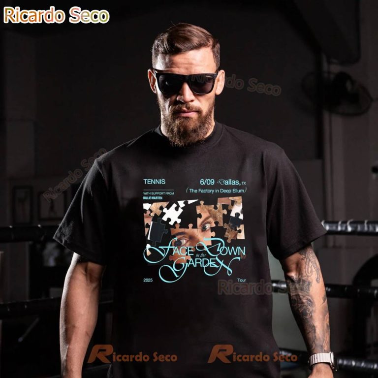 Tennis Face Down In The Garden Tour 2025 T-shirt-a eUzJ5VQ