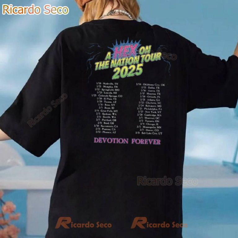The Funeral Portrait Worship The Icons Hex On The Nation 2025 Tour T-shirt-b zfTjq9a