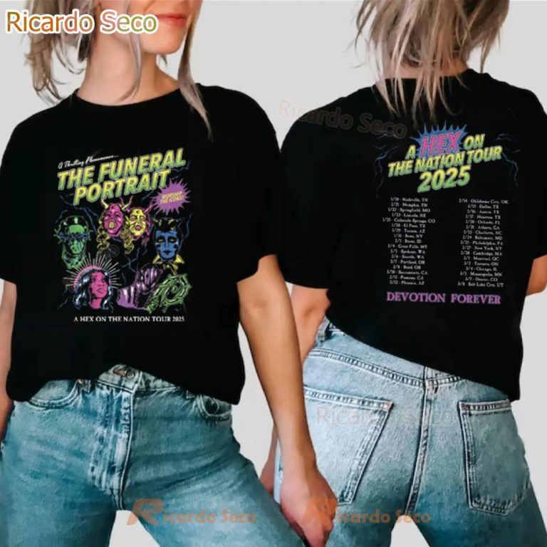 The Funeral Portrait Worship The Icons Hex On The Nation 2025 Tour T-shirt 2GUN6vM