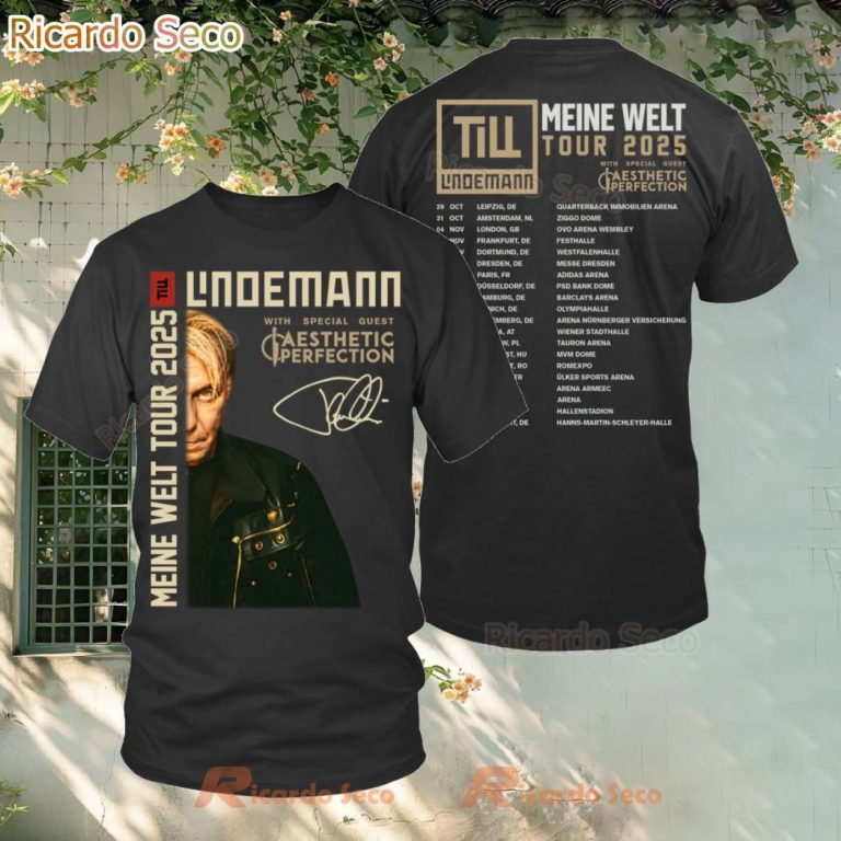 Till Lindemann Tour 2025 T-shirt fQwo4Wn