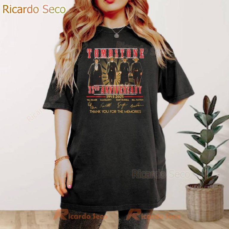 Tombstone 32nd Anniversary 1993-2025 T-shirt-a S2KC09h