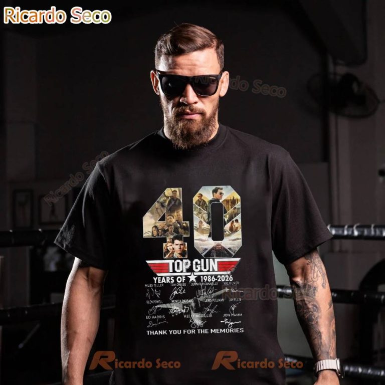 Top Gun 40 Years Of 1986-2026 T-shirt-a cbpGkqy