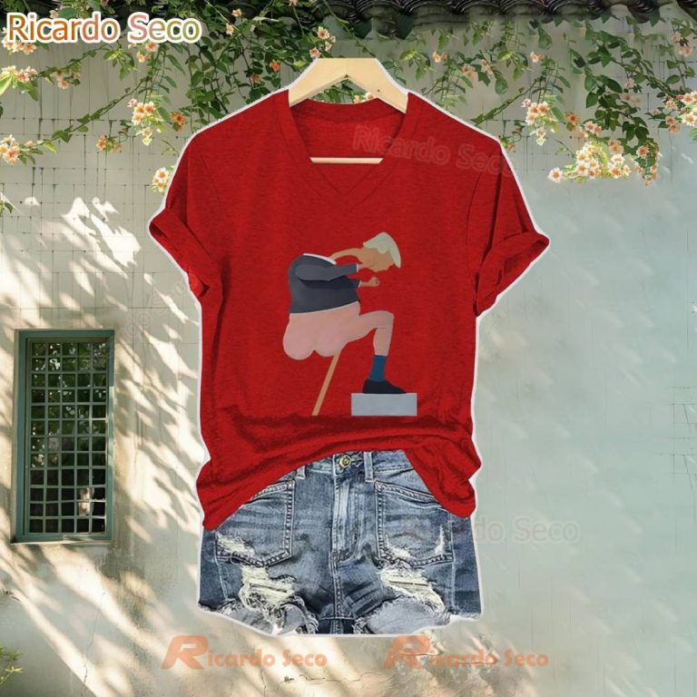 Trump Living Statue Print T-shirt qd7nUZC