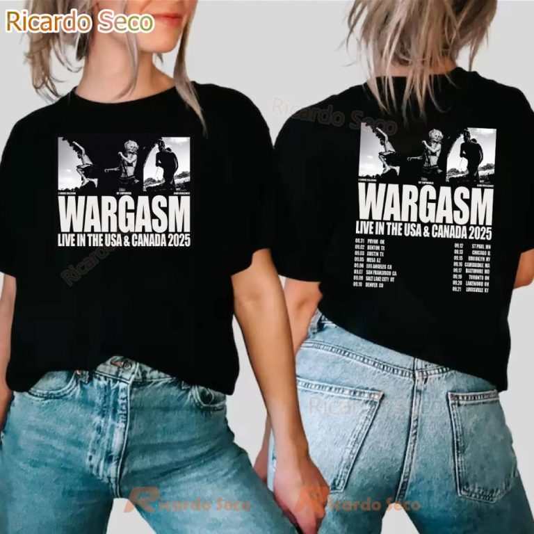 Wargasm Live In The Usa & Canada 2025 T-shirt-a XcxgTbv