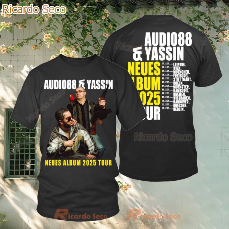 Yassin Neues Album 2025 Tour T-shirt FqdMXL6