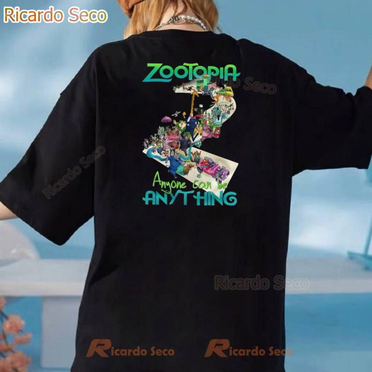 Zootopia 2 Disney Movie Anyone Can Be Anything T-shirt-b f8DRUjO