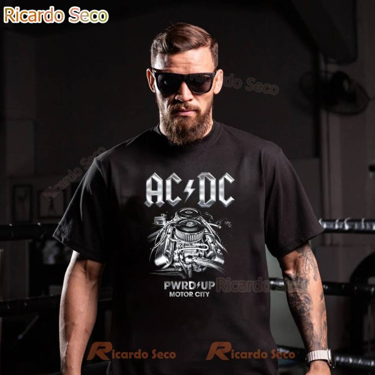 Acdc Detroit Motor City Pwr Up North America Tour 2025 T-shirt-b lpvYqeI