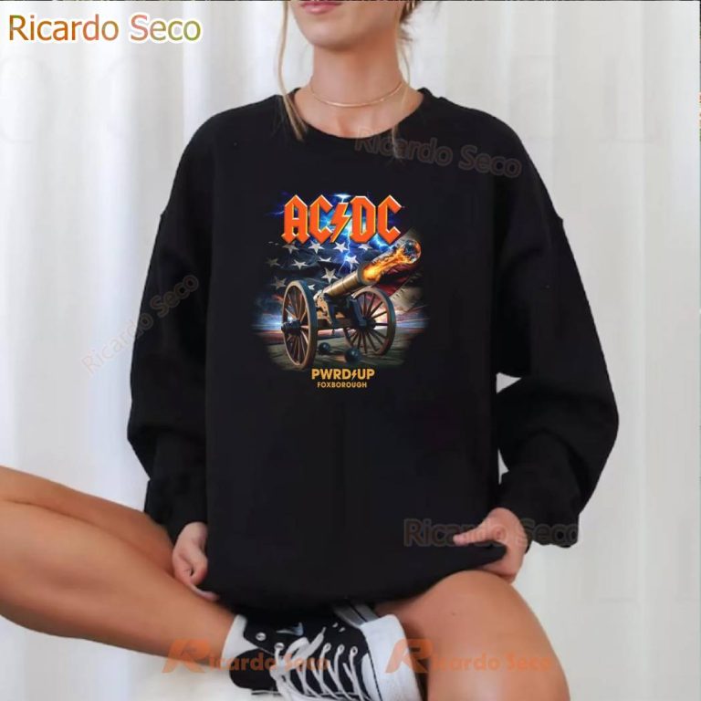 Acdc Foxborough Pwr Up Tour 2025 New England We Salute You T-shirt-a 1Z7fLJG