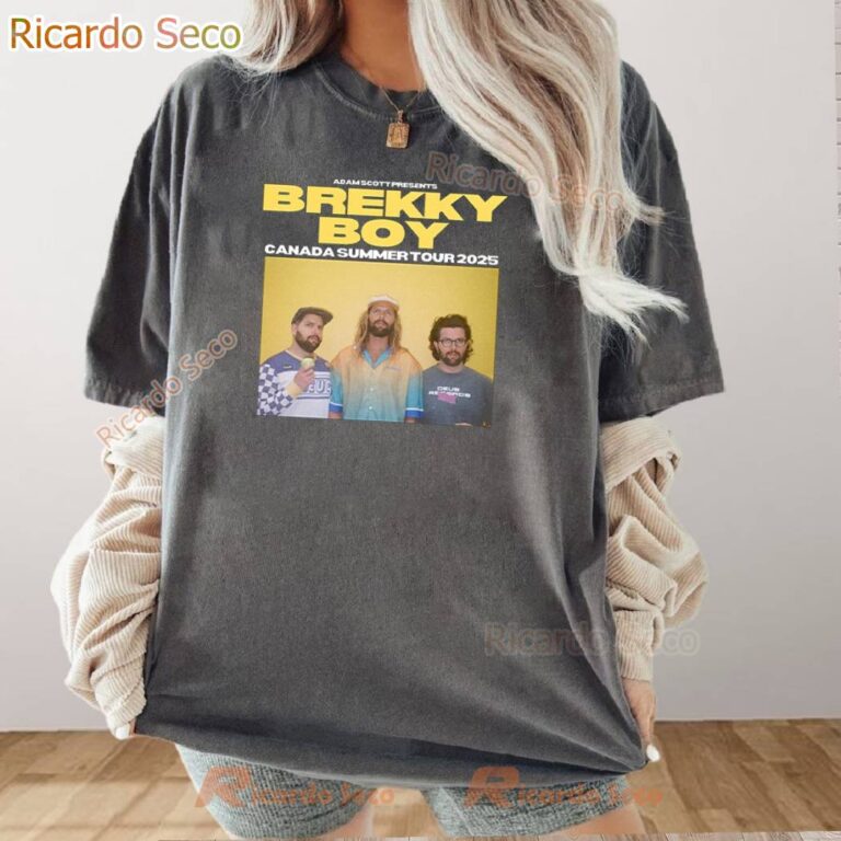Adam Scott Presents Brekky Boy Canada Summer Tour 2025 T-shirt-b SCVYk13