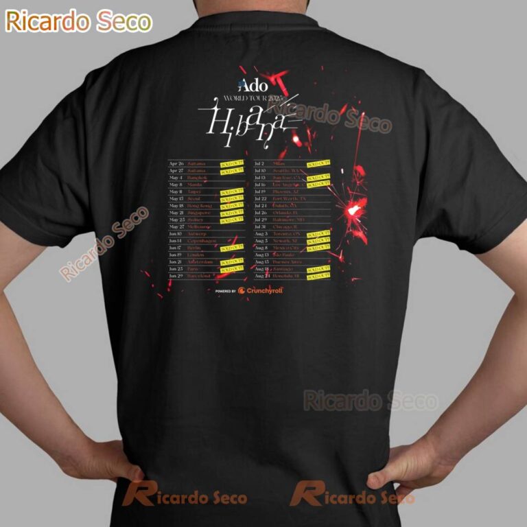 Ado Hibana World Tour 2025 T-shirt-x miTbKQ4