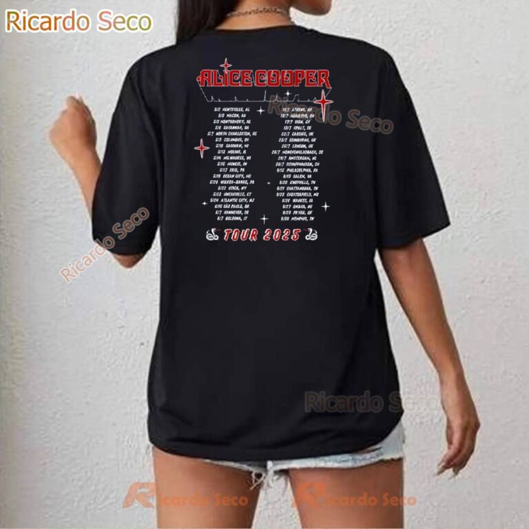 Alice Cooper Too Close For Comfort Tour 2025 T-shirt-c hBC0sSG