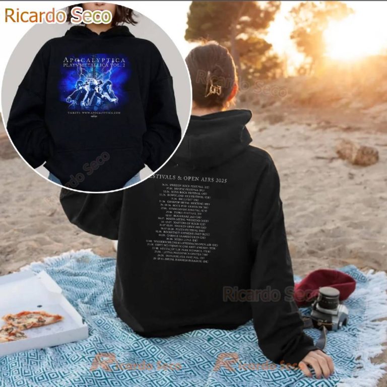 Apocalyptica Plays Metallica Vol. 2 Festival And Open Airs 2025 Tour T-shirt gAQSCVb