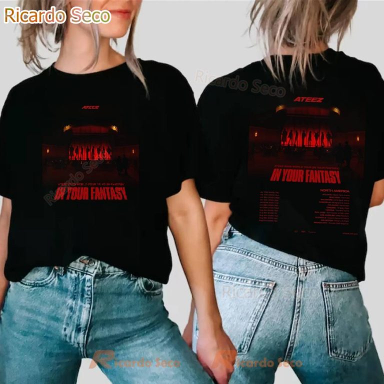 Ateez 2025 World Tour In Your Fantasy T-shirt-a k2ebQMC