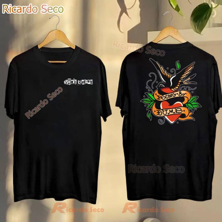 Avril Lavigne Young And Dumb Tattoo T-shirt LkmHiNY