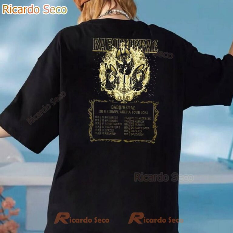Babymetal Kon Kon UK And Europe Arena Tour 2025 T-shirt-c cG0nvWB