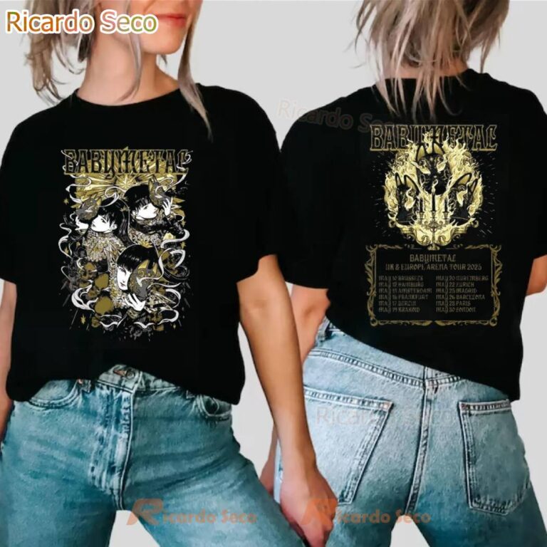 Babymetal Kon Kon UK And Europe Arena Tour 2025 T-shirt EC7zDl3