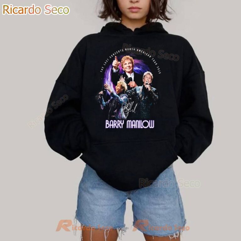 Barry Manilow 61st Anniversary 2025 The Last Concerts Tour T-shirt-c 6CLJzS7