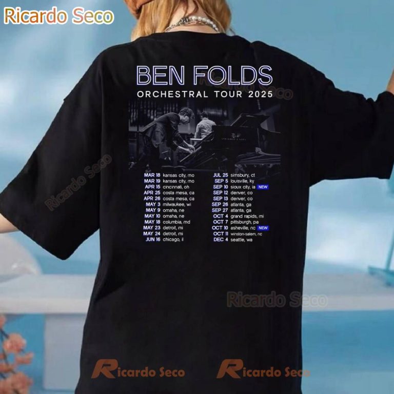 Ben Folds Orchestral Tour 2025 T-shirt-c 8oQYmjs