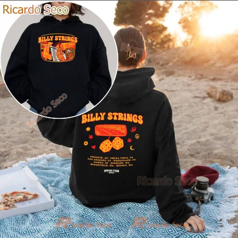 Billy Strings Spring Tour 2025 Outlaw Tour Tee W May Dates Billie Buck T-shirt-c YcQZHmk