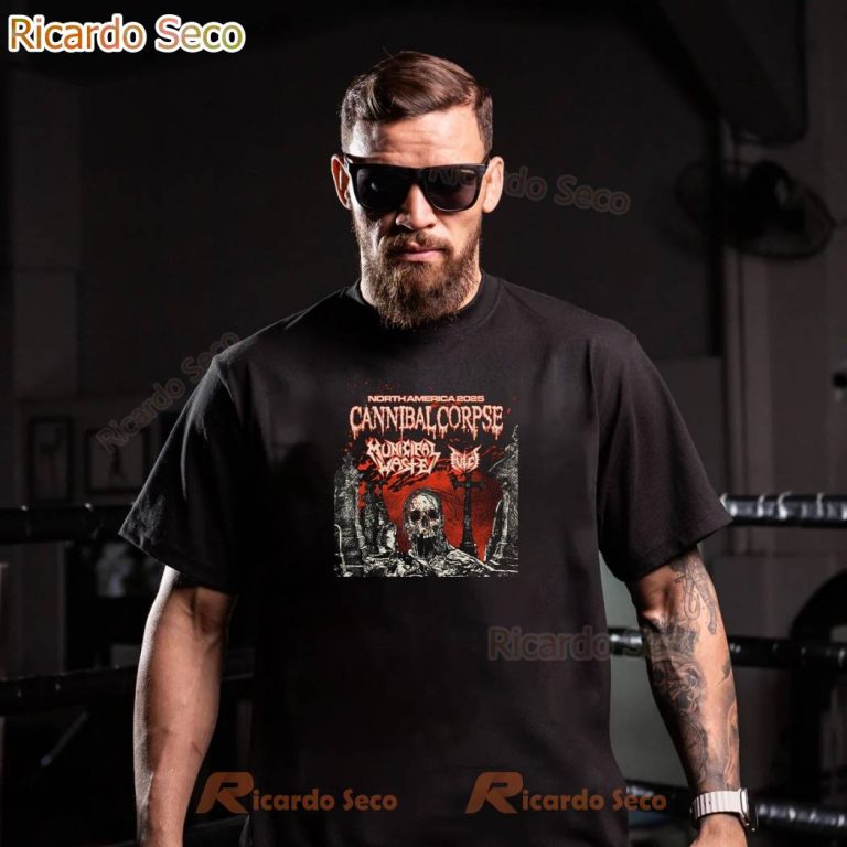 Cannibal Corpse North American Tour 2025 T-shirt-a 4uDxzni