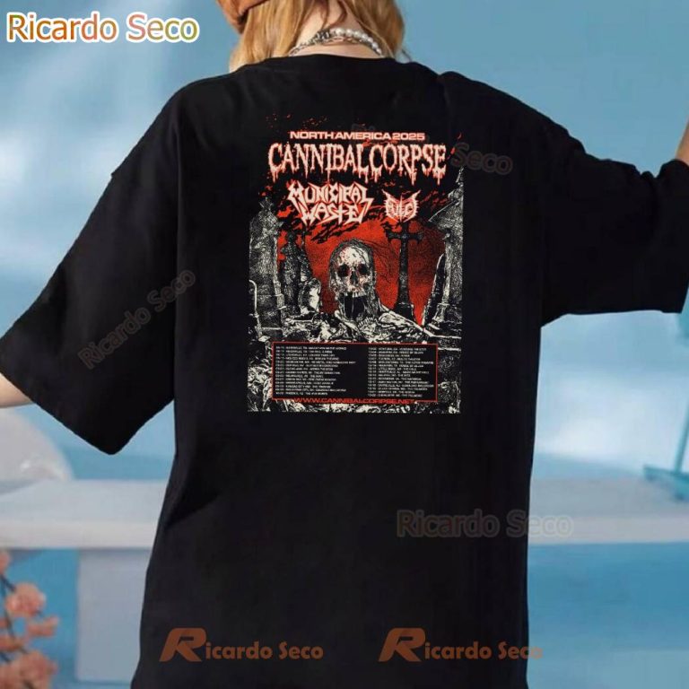 Cannibal Corpse North American Tour 2025 T-shirt-c VF9l4u8