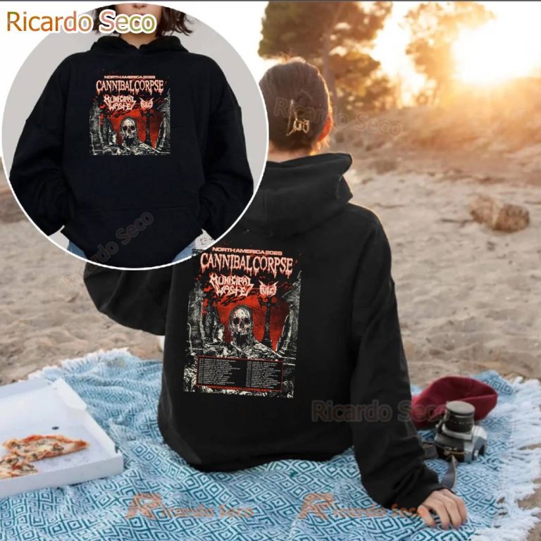 Cannibal Corpse North American Tour 2025 T-shirt JGdBOqU